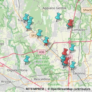 Mappa Piazza Luigi Einaudi, 22076 Mozzate CO, Italia (4.535)