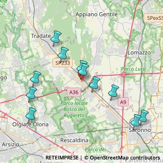 Mappa Piazza Luigi Einaudi, 22076 Mozzate CO, Italia (4.28909)