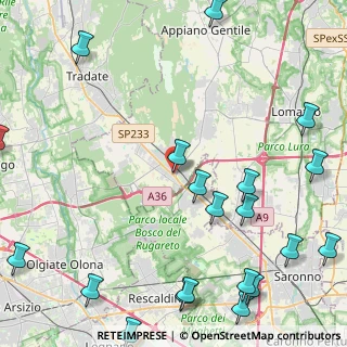 Mappa Piazza Luigi Einaudi, 22076 Mozzate CO, Italia (6.4295)