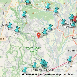 Mappa 24030 Medolago BG, Italia (6.6325)