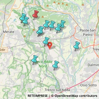 Mappa 24030 Medolago BG, Italia (3.91077)