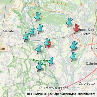 Mappa 24030 Medolago BG, Italia (3.91286)