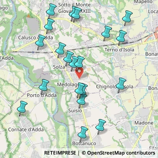 Mappa 24030 Medolago BG, Italia (2.3305)