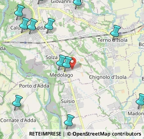 Mappa Via Torre, 24030 Medolago BG, Italia (2.99538)