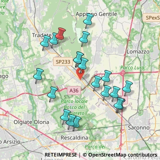 Mappa Via Alessandro Volta, 22076 Mozzate CO, Italia (3.963)