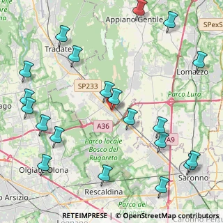 Mappa Via Alessandro Volta, 22076 Mozzate CO, Italia (5.587)