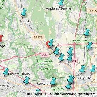 Mappa Via Alessandro Volta, 22076 Mozzate CO, Italia (6.4715)