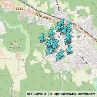 Mappa Via S. Rocco, 21011 Casorate Sempione VA, Italia (0.3)