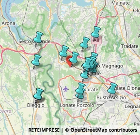 Mappa Via S. Rocco, 21011 Casorate Sempione VA, Italia (6.35632)