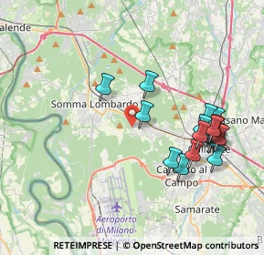 Mappa Via S. Rocco, 21011 Casorate Sempione VA, Italia (3.98167)