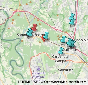 Mappa Via S. Rocco, 21011 Casorate Sempione VA, Italia (3.67308)