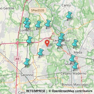 Mappa Via Vittorio Veneto, 20020 Misinto MB, Italia (4.27846)
