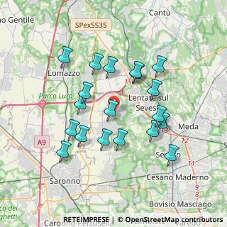Mappa Via Vittorio Veneto, 20020 Misinto MB, Italia (3.41579)