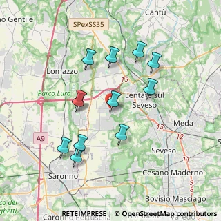 Mappa Via Vittorio Veneto, 20020 Misinto MB, Italia (3.46)