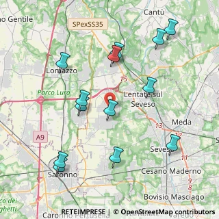 Mappa Via Vittorio Veneto, 20020 Misinto MB, Italia (4.37846)