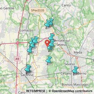 Mappa Via Vittorio Veneto, 20020 Misinto MB, Italia (3.40077)