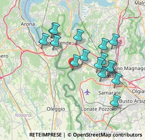 Mappa Via Lungo Canale Villoresi, 21019 Somma lombardo VA, Italia (6.8025)