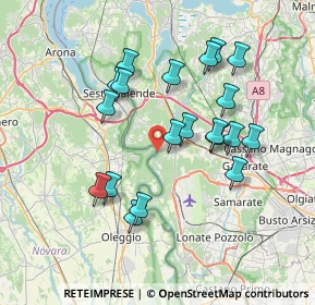 Mappa Via Lungo Canale Villoresi, 21019 Somma lombardo VA, Italia (6.872)