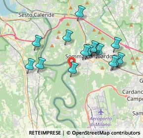 Mappa Via Lungo Canale Villoresi, 21019 Somma lombardo VA, Italia (3.42333)