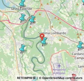 Mappa Via Lungo Canale Villoresi, 21019 Somma lombardo VA, Italia (7.41588)