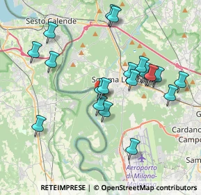 Mappa Via Lungo Canale Villoresi, 21019 Somma lombardo VA, Italia (3.783)