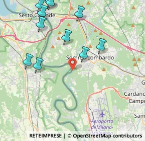 Mappa Via Lungo Canale Villoresi, 21019 Somma lombardo VA, Italia (4.91545)