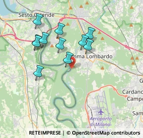 Mappa Via Lungo Canale Villoresi, 21019 Somma lombardo VA, Italia (3.36273)