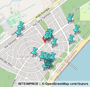 Mappa Corso degli Alisei, 33054 Lignano Sabbiadoro UD, Italia (0.3955)