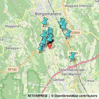 Mappa Via S. Lorenzo, 28060 Cureggio NO, Italia (1.078)
