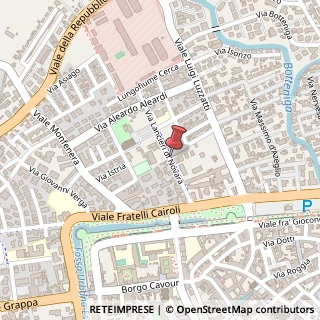 Mappa Via lancieri di novara, 31100 Treviso, Treviso (Veneto)