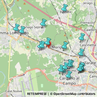 Mappa Via Carso, 21011 Casorate Sempione VA, Italia (2.489)