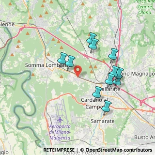 Mappa Via Carso, 21011 Casorate Sempione VA, Italia (3.48364)