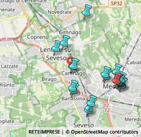 Mappa Via Venezia, 20823 Lentate sul Seveso MB, Italia (2.146)