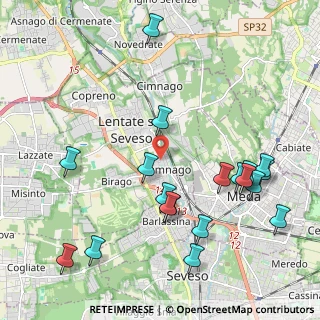 Mappa Via Venezia, 20823 Lentate sul Seveso MB, Italia (2.39789)