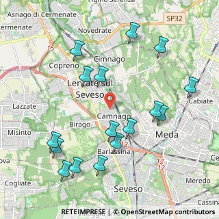 Mappa Via Venezia, 20823 Lentate sul Seveso MB, Italia (2.26313)
