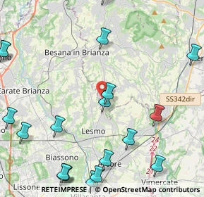 Mappa Via Wolfgang Amadeus Mozart, 23880 Casatenovo LC, Italia (6.039)