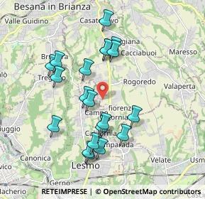 Mappa Via Wolfgang Amadeus Mozart, 23880 Casatenovo LC, Italia (1.7605)
