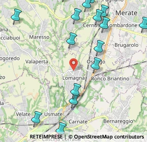 Mappa Via Trento, 23871 Lomagna LC, Italia (2.969)