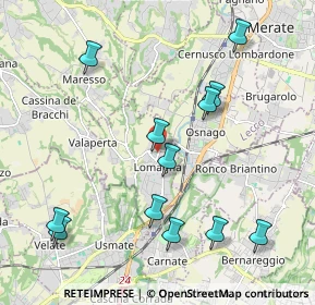 Mappa Via Trento, 23871 Lomagna LC, Italia (2.22333)