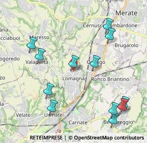Mappa Via Trento, 23871 Lomagna LC, Italia (2.37667)