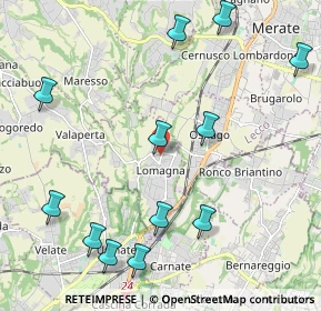 Mappa Via Trento, 23871 Lomagna LC, Italia (2.52833)