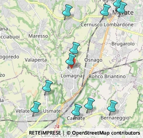 Mappa Via Trento, 23871 Lomagna LC, Italia (2.56636)