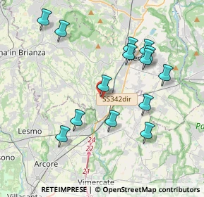 Mappa Via Trento, 23871 Lomagna LC, Italia (3.89214)