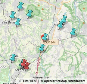 Mappa Via Trento, 23871 Lomagna LC, Italia (5.15067)