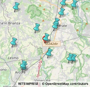 Mappa Via Trento, 23871 Lomagna LC, Italia (4.76786)