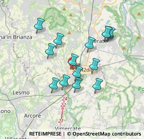 Mappa Via Trento, 23871 Lomagna LC, Italia (3.08214)
