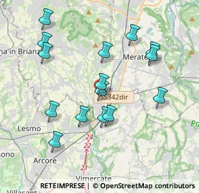 Mappa Via Trento, 23871 Lomagna LC, Italia (3.78467)