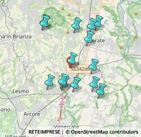Mappa Via Trento, 23871 Lomagna LC, Italia (3.44)