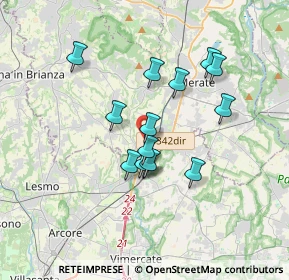 Mappa Via Trento, 23871 Lomagna LC, Italia (2.84071)