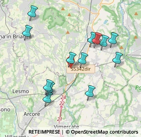 Mappa Via Trento, 23871 Lomagna LC, Italia (3.93769)